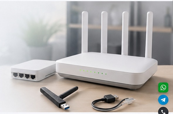 Wi‑Fi роутеры, адаптеры и сетевое оборудование