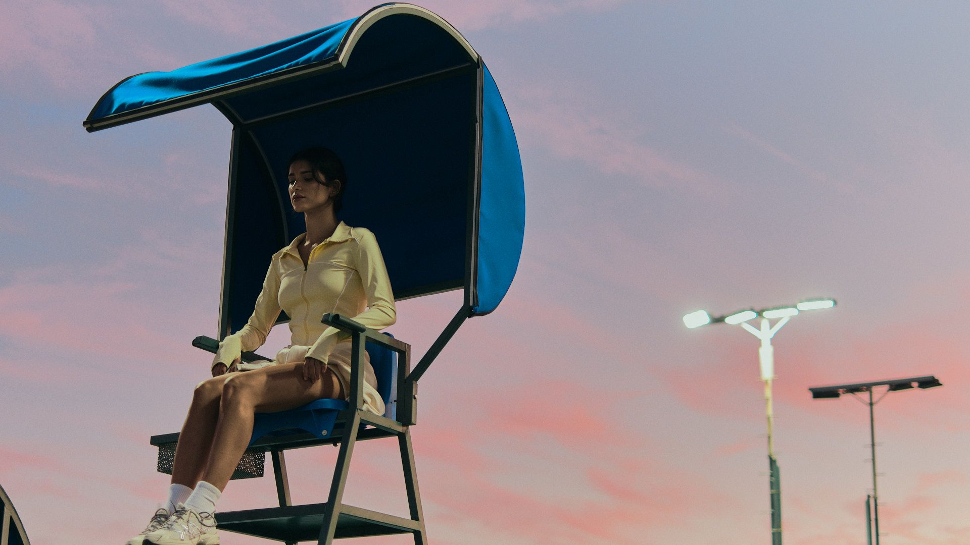 Коллекция Escapism на теннисном корте
