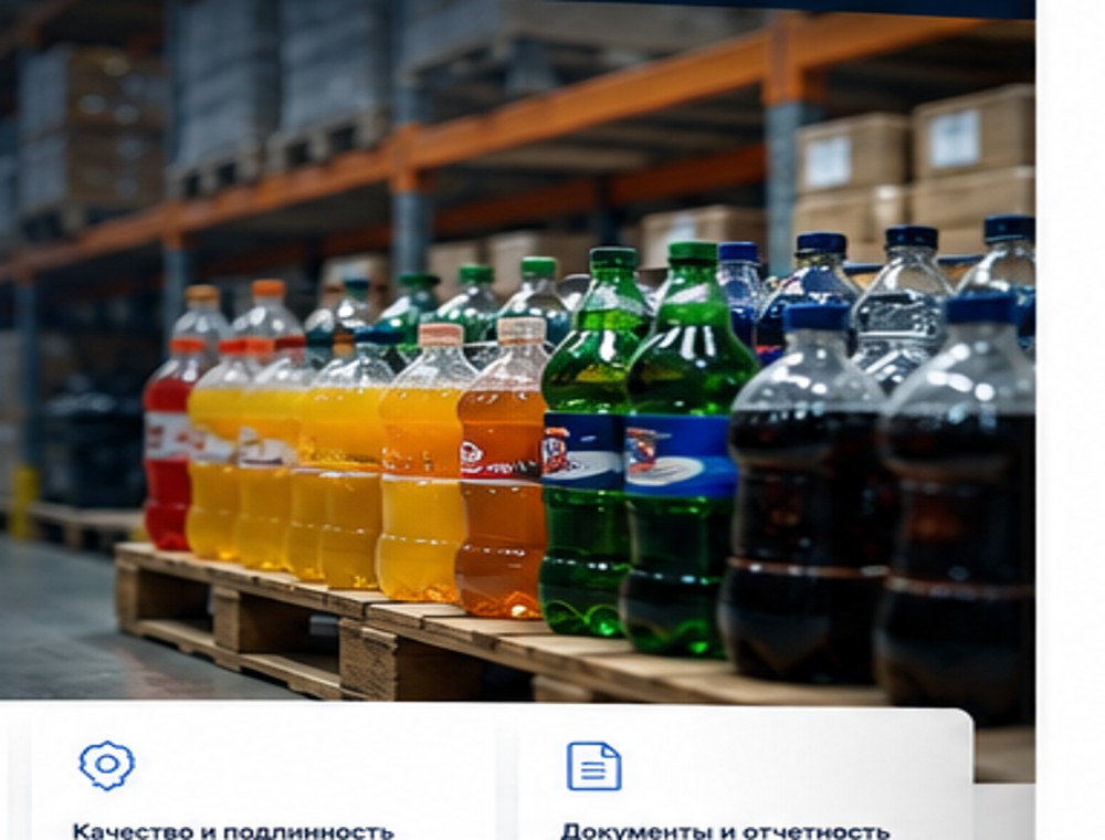 Оптовый ассортимент напитков