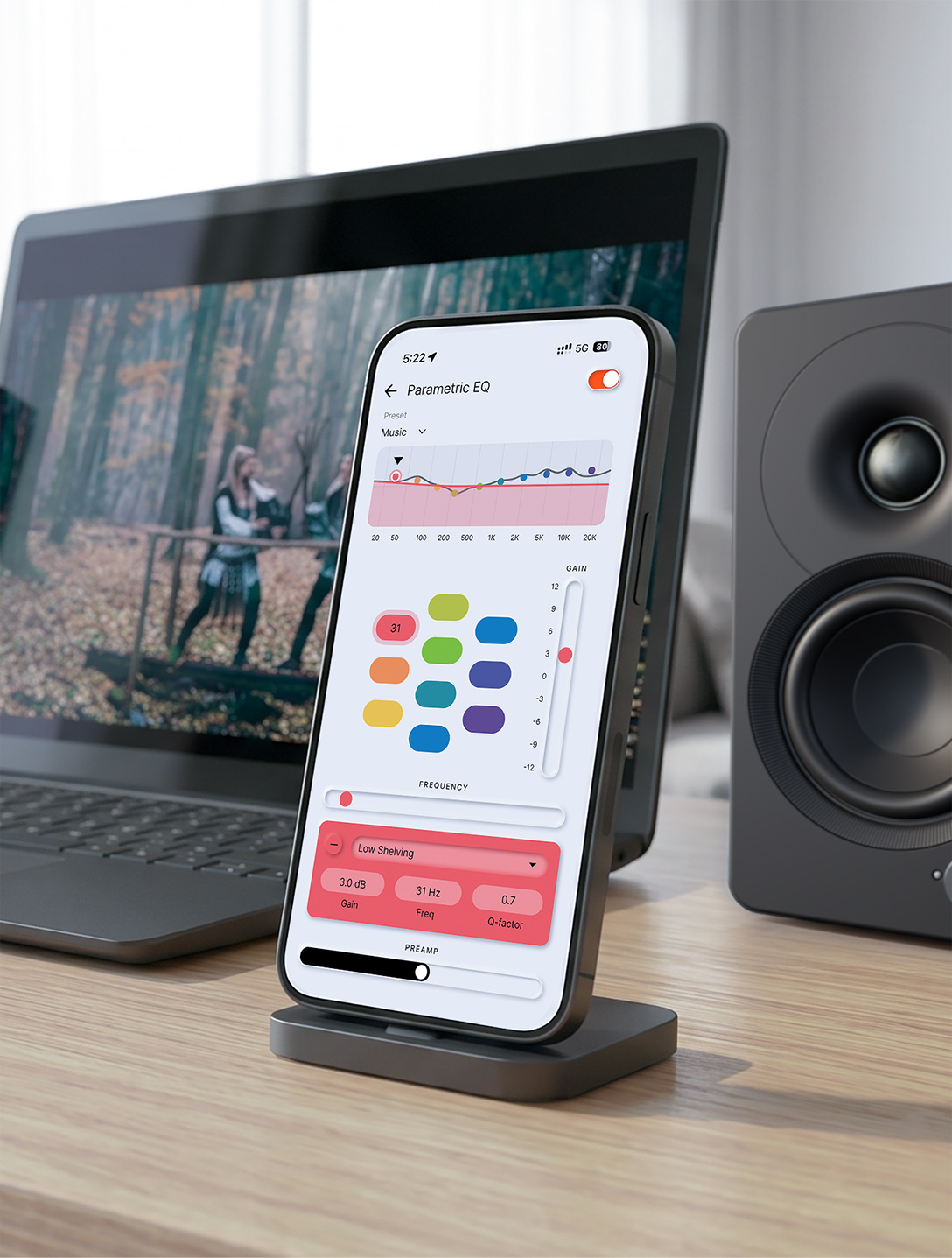 Профили Creative Nexus на смартфоне