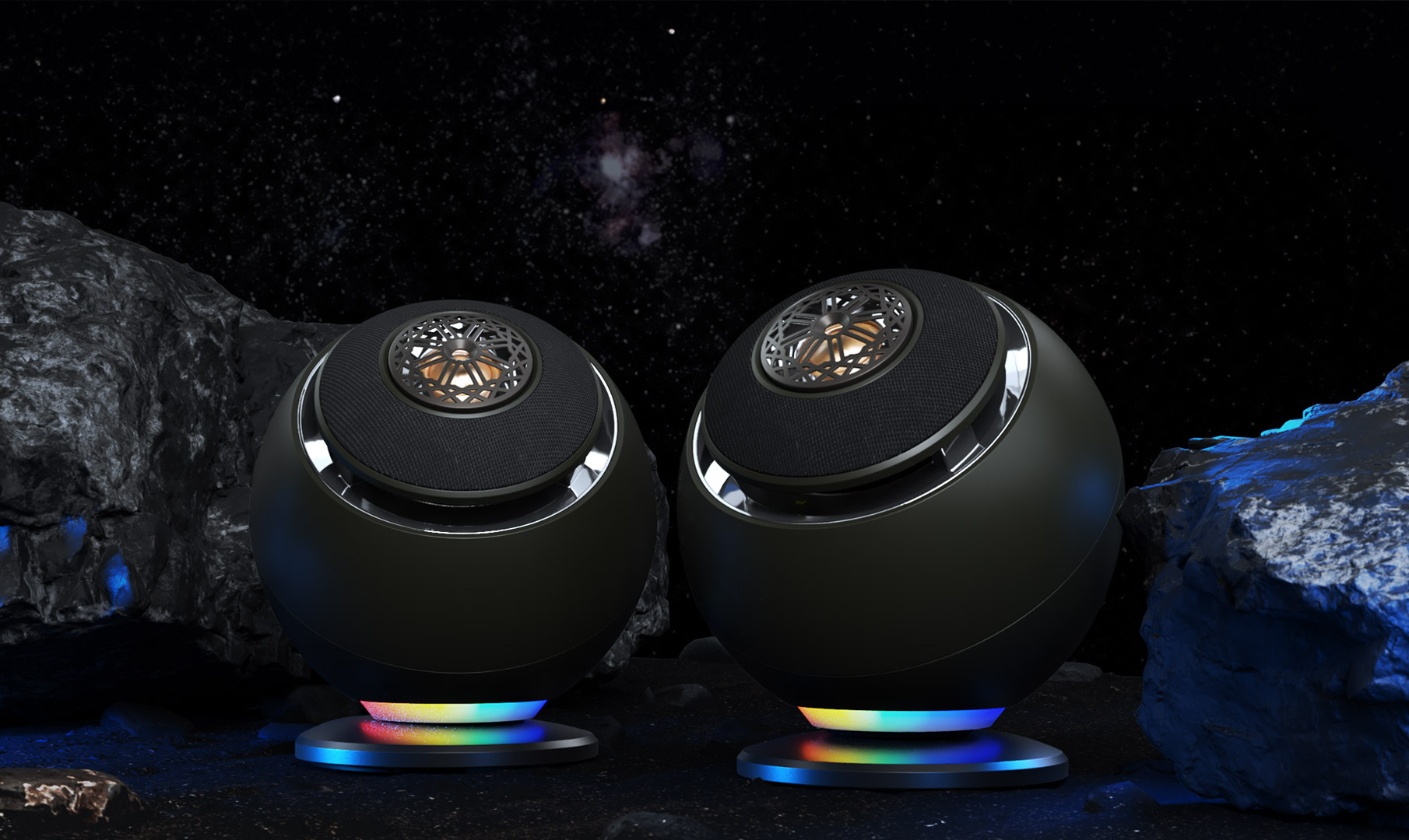 Creative Pebble Nova с RGB-подсветкой