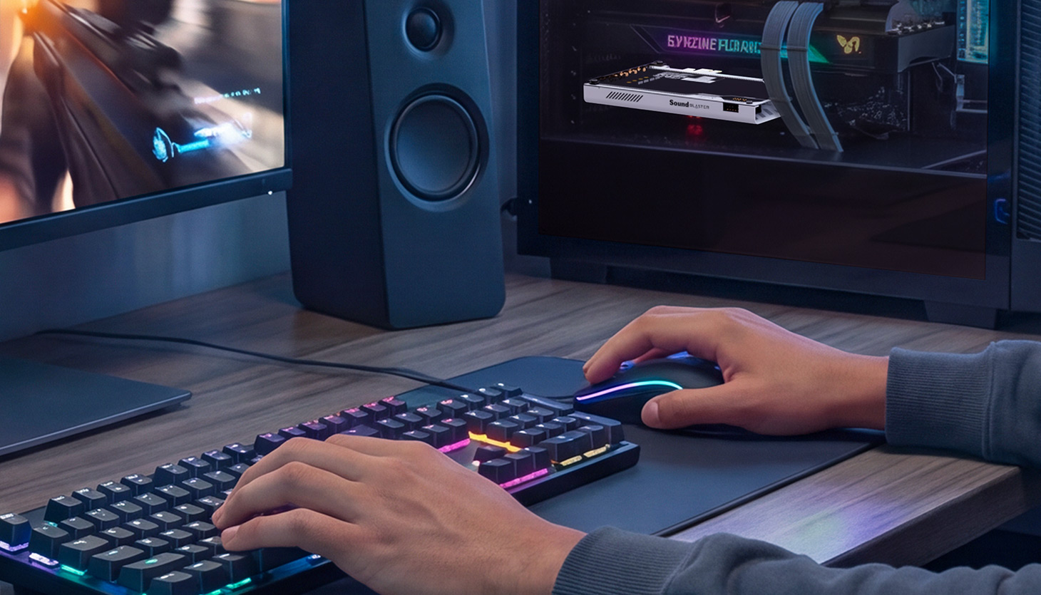 Усиление Sound Blaster AE-X