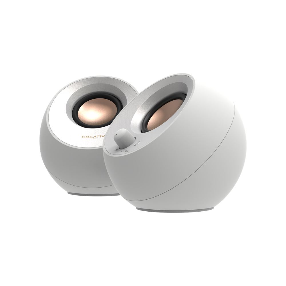 Creative Pebble V3 белый — ракурс 3
