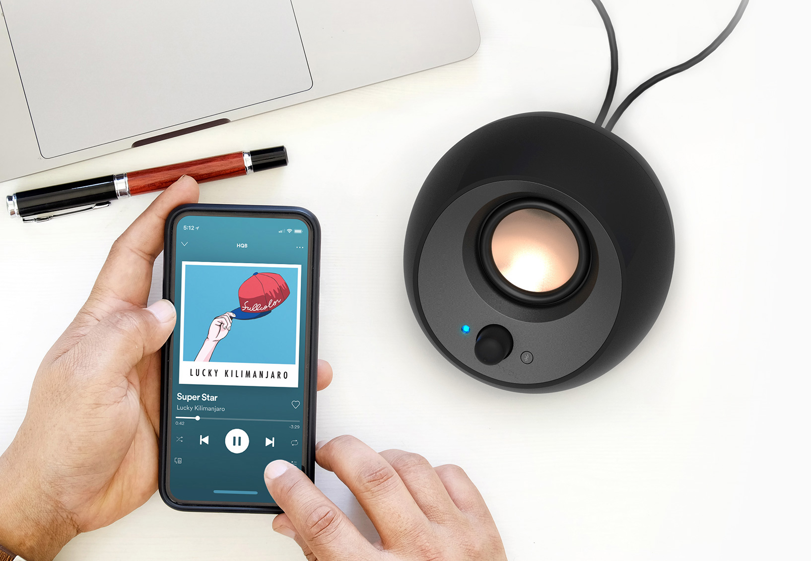 Чёрная Pebble V3 — подключение по Bluetooth