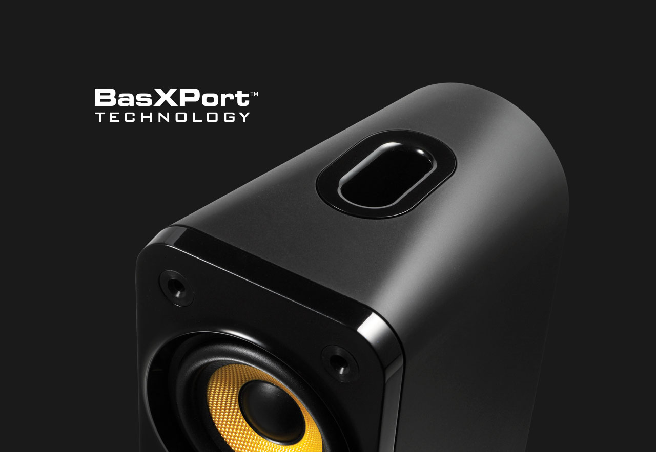 Акустический порт BasXPort в верхней части T40 Series II