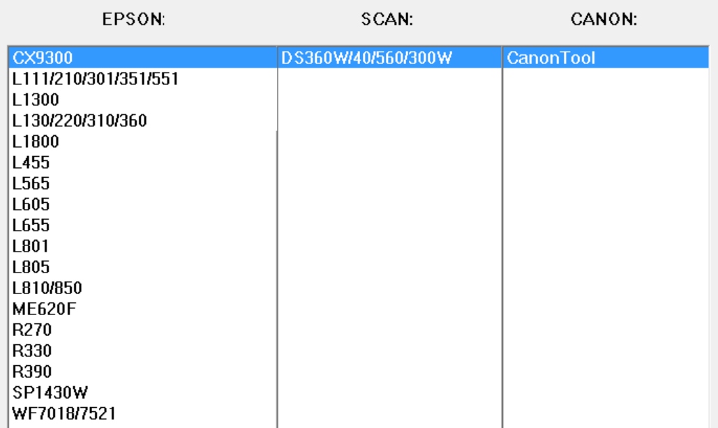 Adjustment Program для Canon / Epson Adjustment Program для Canon / Epson