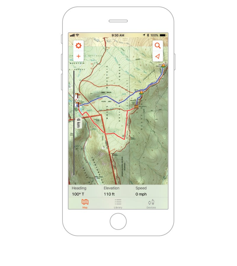 Приложение Garmin Explore