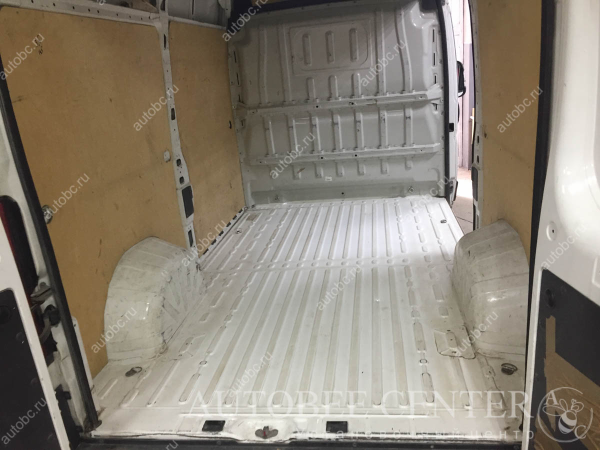 Fiat Ducato (обшивка пола и арок фанерой)