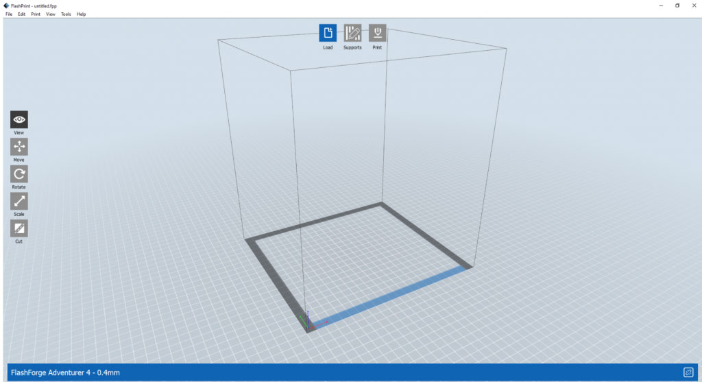 3D-принтер Adventurer 4.  Слайсер
