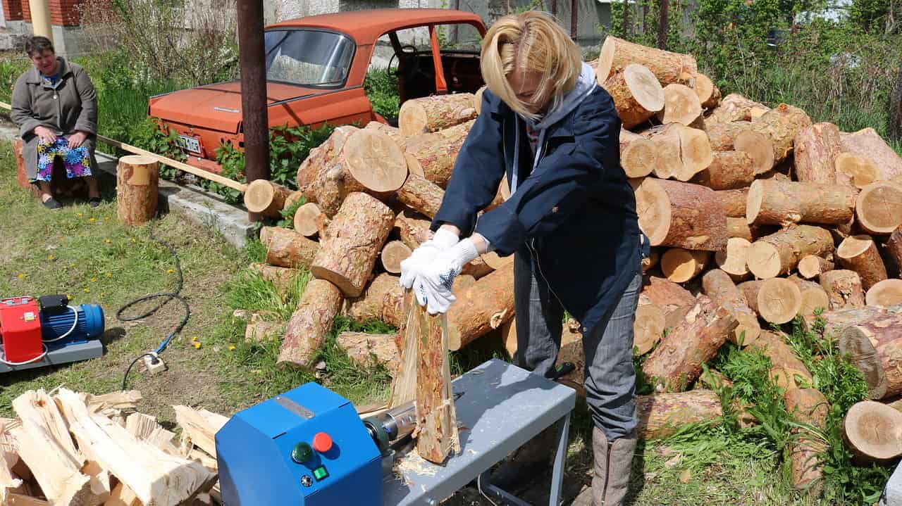 винтовой дровокол