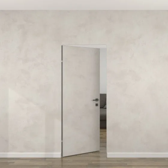 Скрытая дверь Invisible Reverse Al с внутренним открыванием Regi Doors