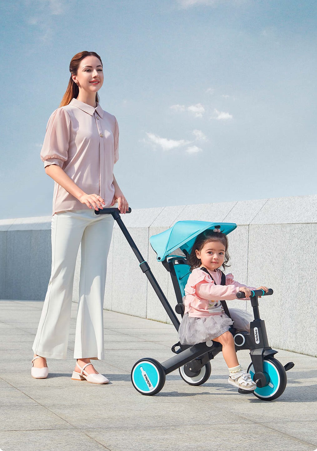 Детский трехколесный велосипед-трансформер Xiaomi BeBehoo Multifunctional Children Tricycle Standard (SL-168)