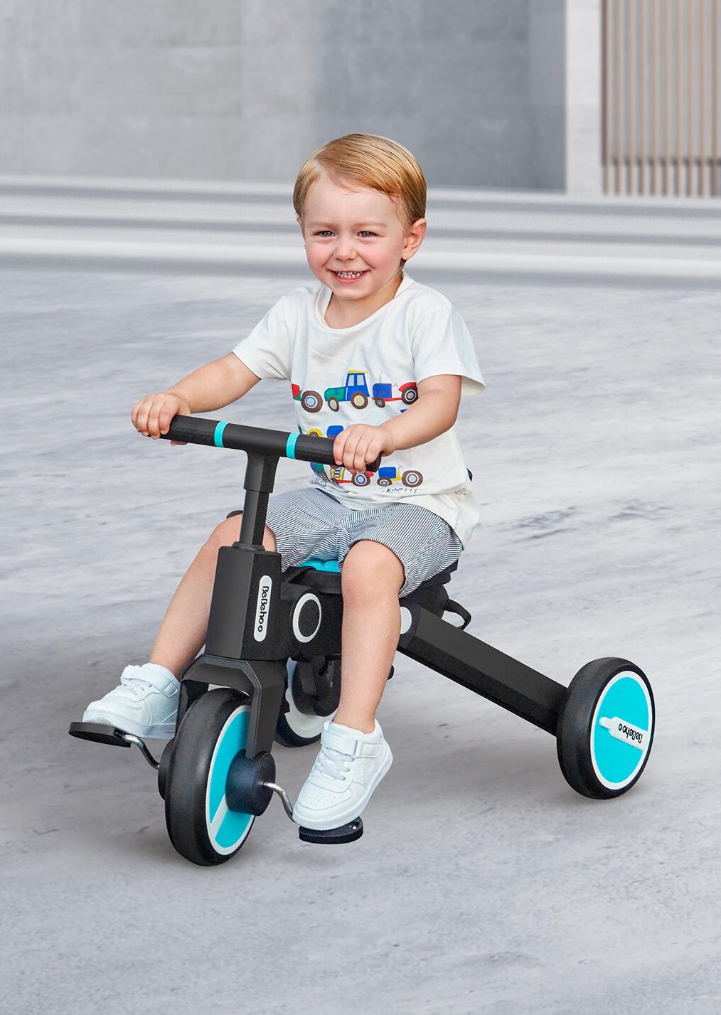 Детский трехколесный велосипед-трансформер Xiaomi BeBehoo Multifunctional Children Tricycle Standard (SL-168)