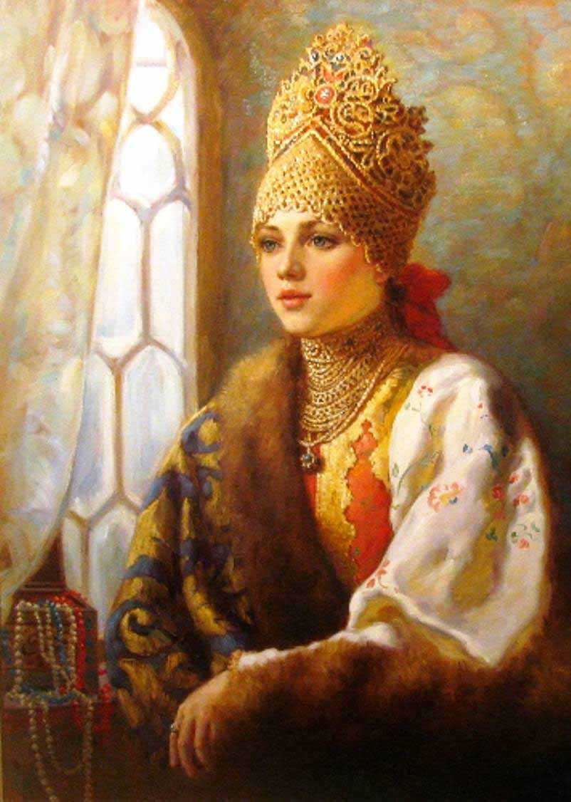 русский костюм головной убор