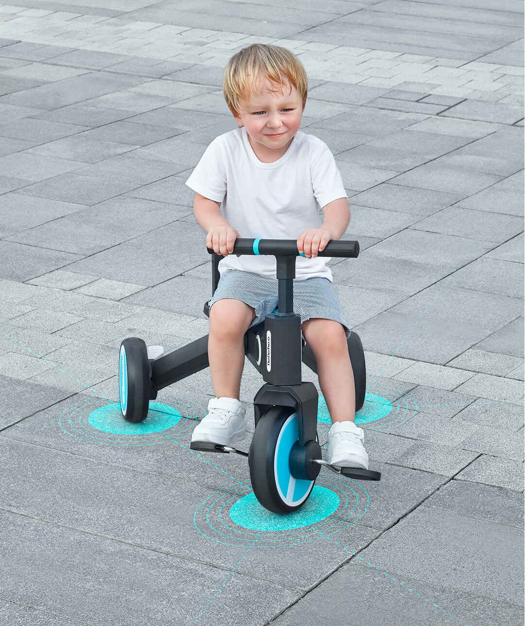 Детский трехколесный велосипед-трансформер Xiaomi BeBehoo Multifunctional Children Tricycle Standard (SL-168)