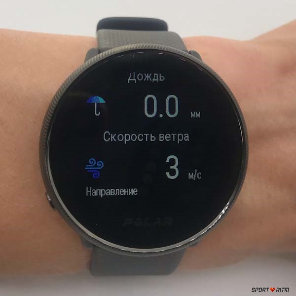 Погода на Polar Ignite 2