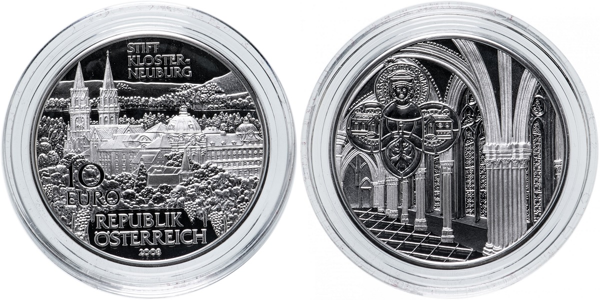 10 евро Монастырь Клостернойбург 2008