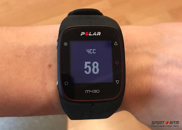 пульс в часах Polar M430