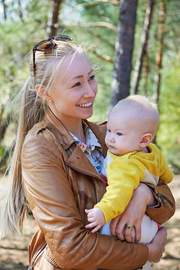 Осенняя фотосессия в сосновом бору