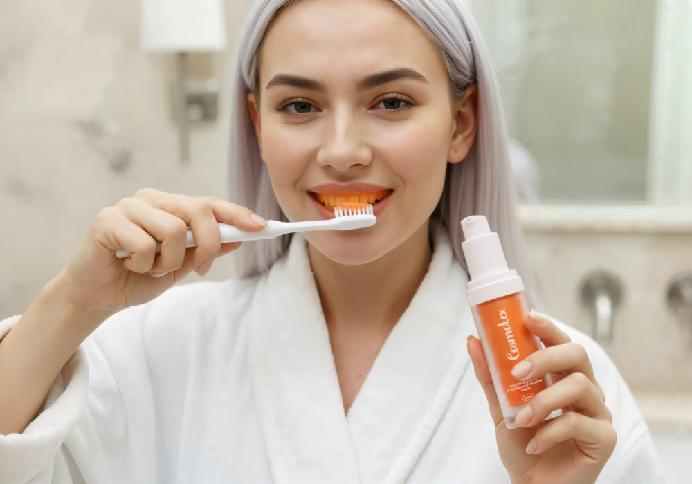 Оранжевая зубная паста Cosmolex Orange для чувствительных зубов