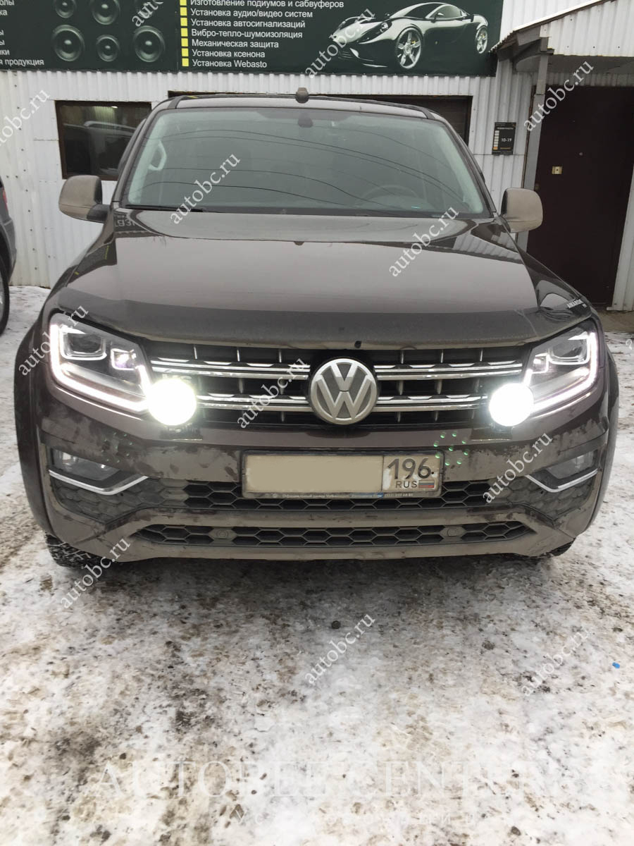 VW Amarok (Нештатные туманки)