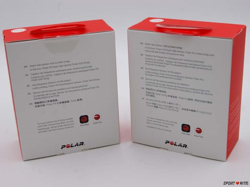 Упаковка Polar H9 и Polar H10