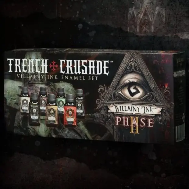 Официально лицензированный набор Villainy Ink Trench Crusade Enamel Set