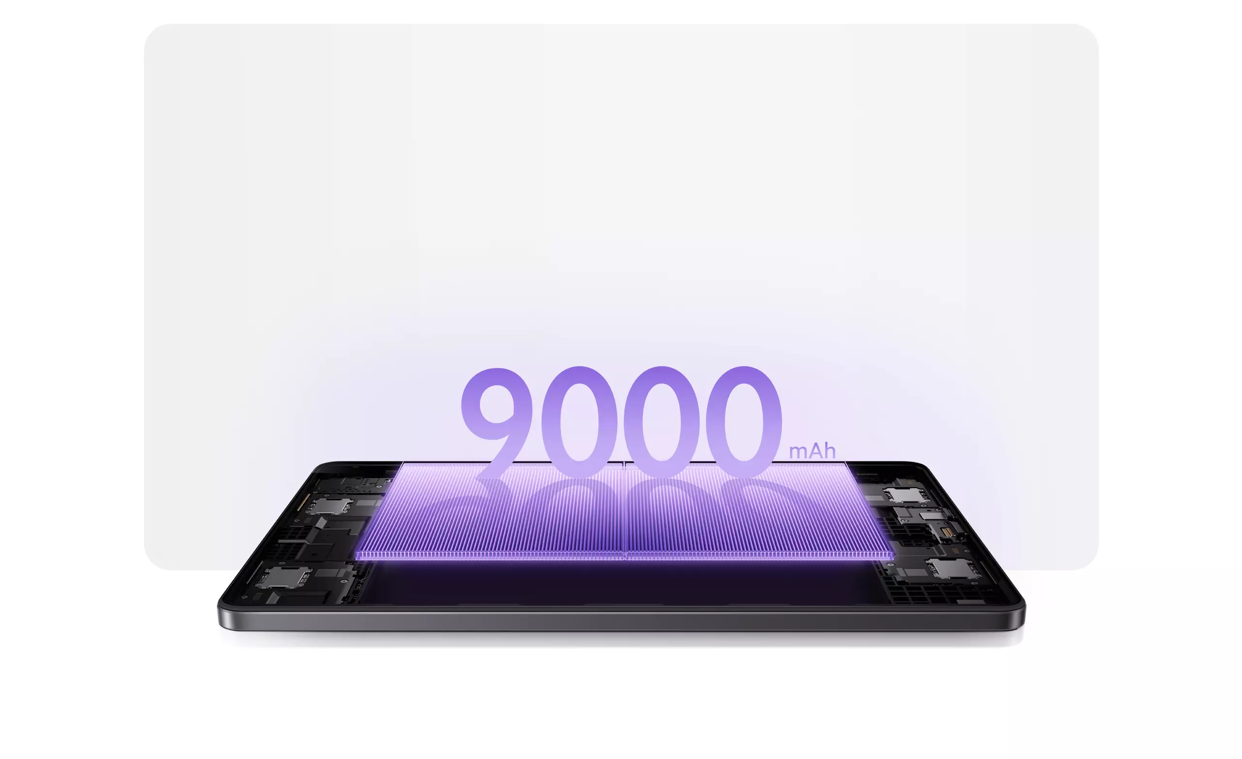 Планшет Redmi Pad 2 4G 8:256GB-описание-5 Аккумулятор 9000 мА·ч