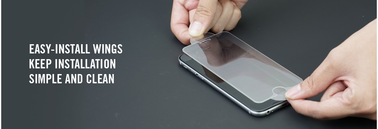 Противоударное стекло с олеофобным покрытием Spigen Screen Protector GLAS.tR SLIM HD 9H Hardness для iPhone 6 Plus / 6S Plus.