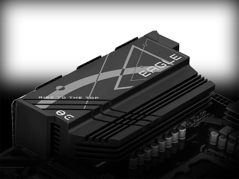 Радиатор VRM платы GIGABYTE Z790 EAGLE