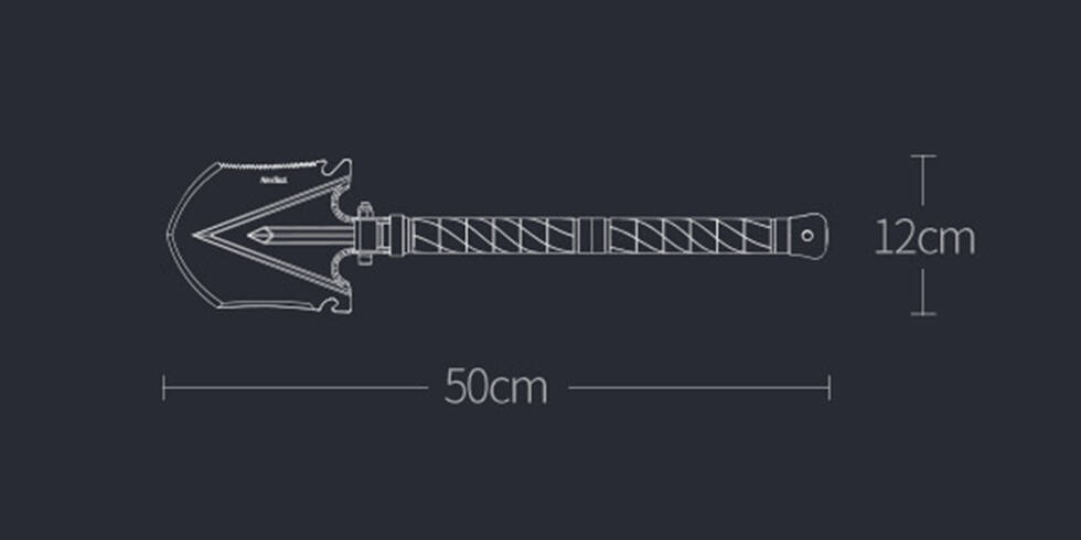 Лопата многофункциональная NexTool Shovel NE20013 (50 cm)