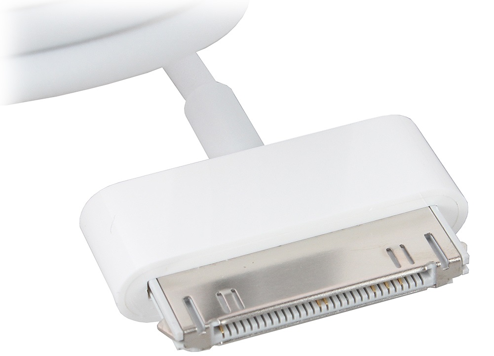 Apple 30-pin to USB Cable (1 метр) MA591ZM/C - Оригинальный кабель для синхронизации Apple iPhone, iPad и iPod с разъёмом 30-pin.