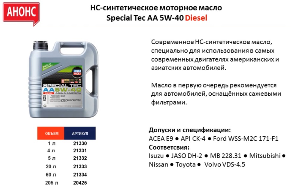 Liqui Moly AA Diesel 10w30