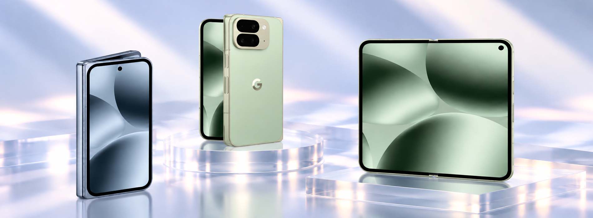 Google Pixel 10 Pro Fold с раскрытым экраном