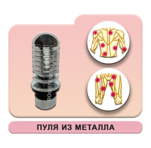 металлическая насадка для триггерных точек для перкуссионного массажёра