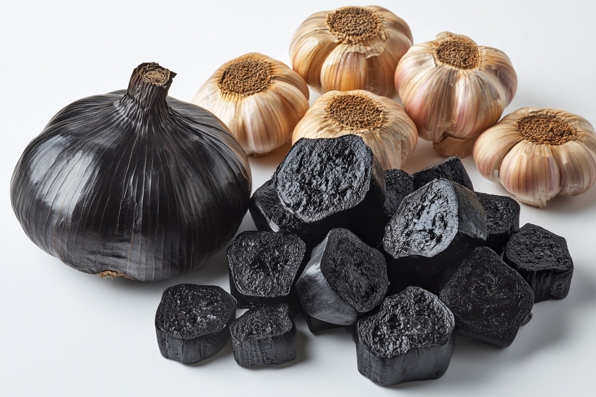 Домашний чёрный чеснок сыр с чесноком черным