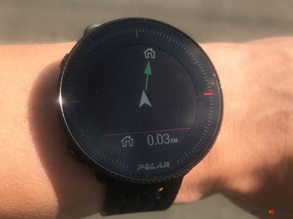 Функция возврат к точке старта Polar