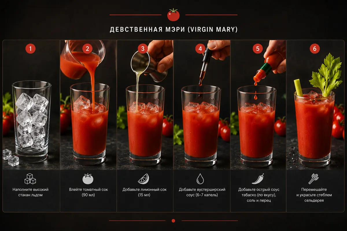 безалкогольная кровавая мэри