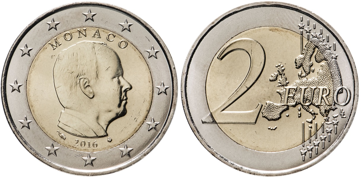 2 евро Монако 2016