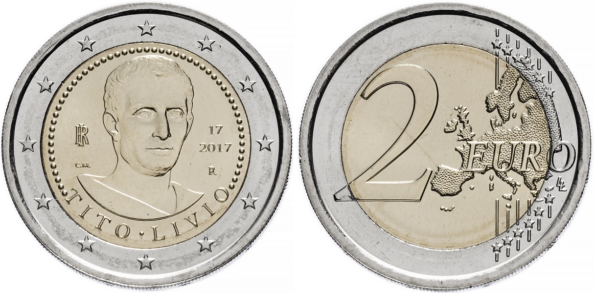 2 евро Италии 2017