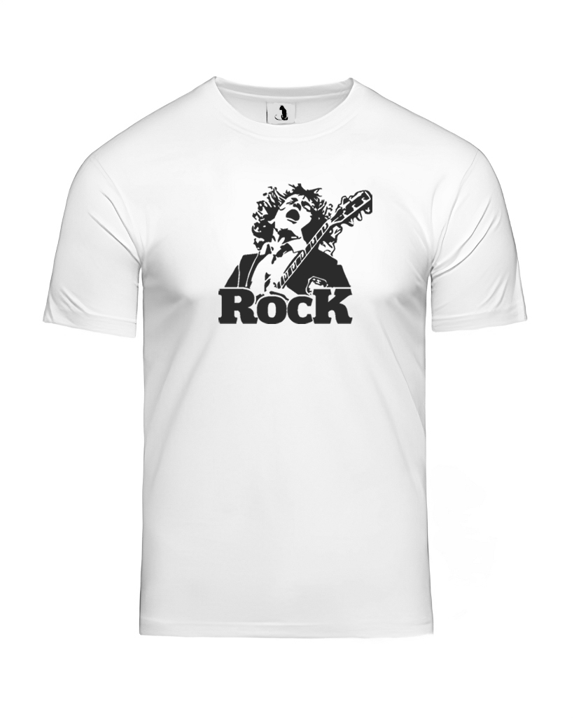 Образец футболки Rock unisex классического прямого кроя Футболка Rock unisex классического прямого кроя