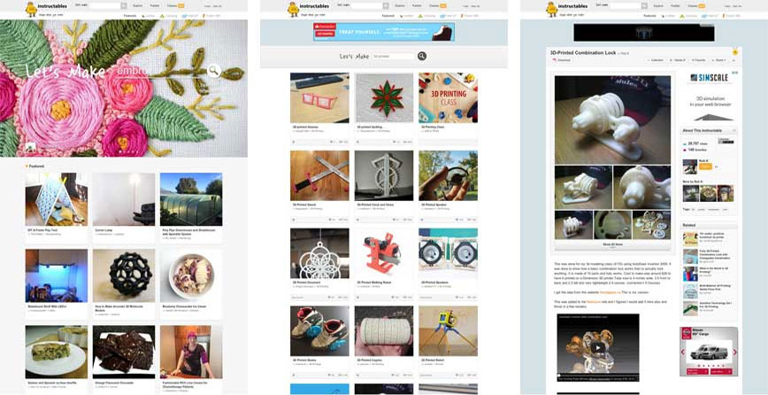 Модели для 3d печати Instructables