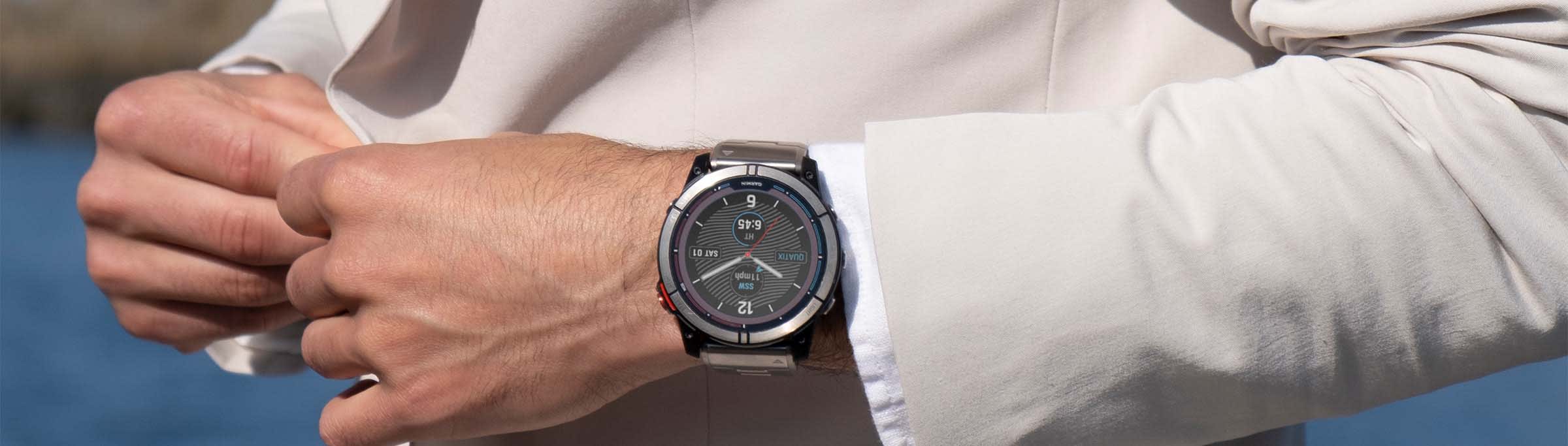 Garmin quatix 7X Solar — Сенсорный экран и кнопки