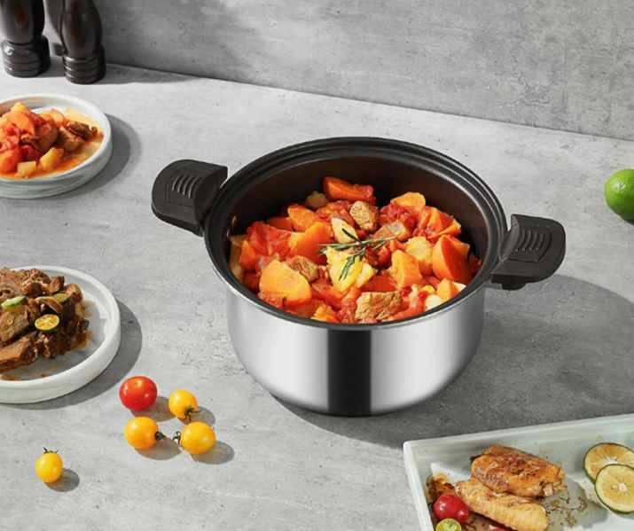 Кастрюля-скороварка Xiaomi Crystal Kitchen Titanium Micro-Pressure Cooking Pot 28cm (JC-WYG01)