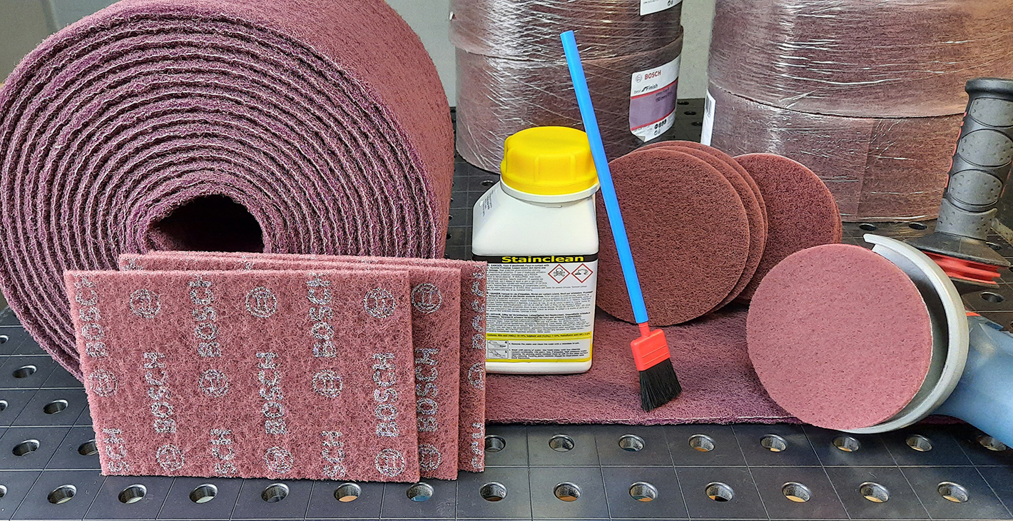 Very Fine совместно с травильной пастой ESAB Stainclean
