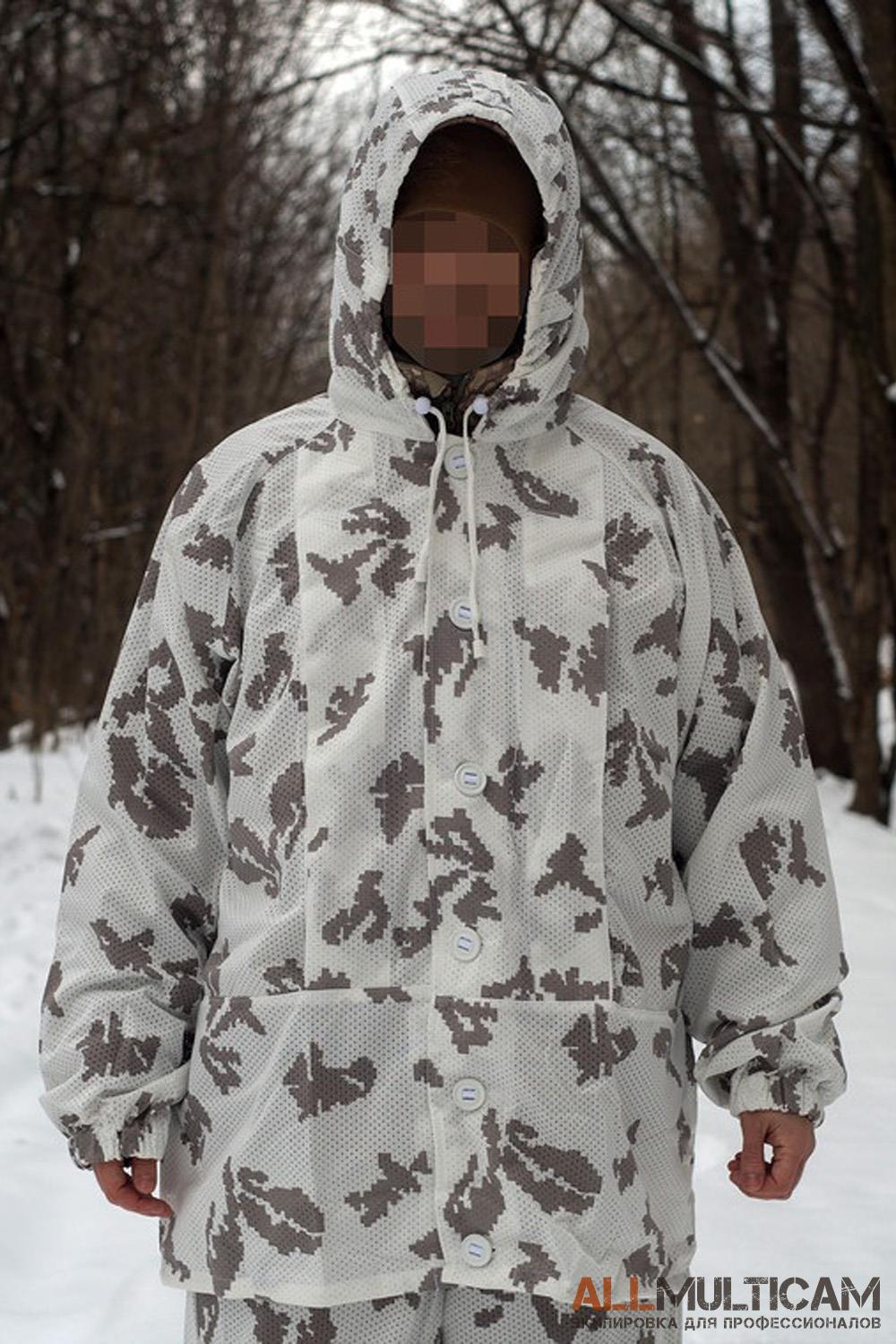 Белый маскировочный халат Мираж 5.45 DESIGN