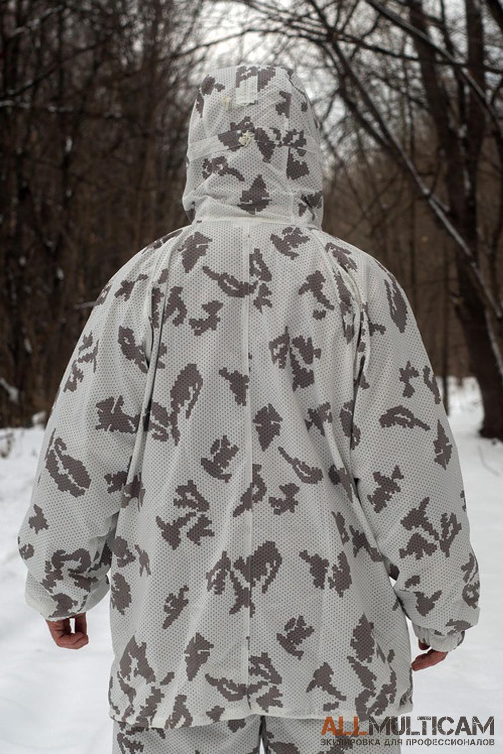 Белый маскировочный халат Мираж 5.45 DESIGN