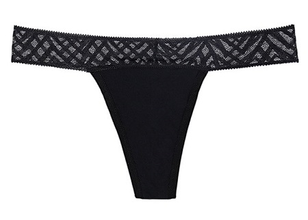 Гигиенические менструальные трусики Dulcie String, черные