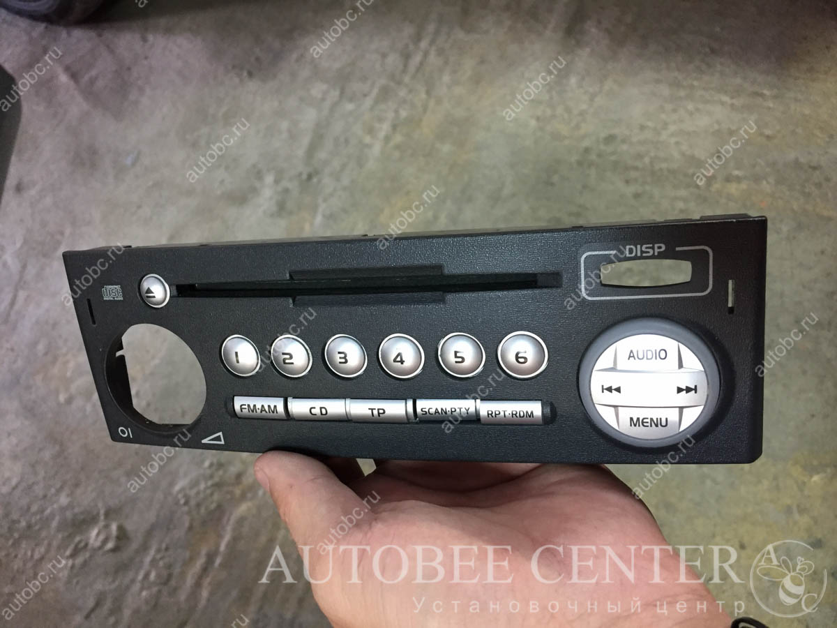 Mitsubishi Colt (изготовление рамки 2din)