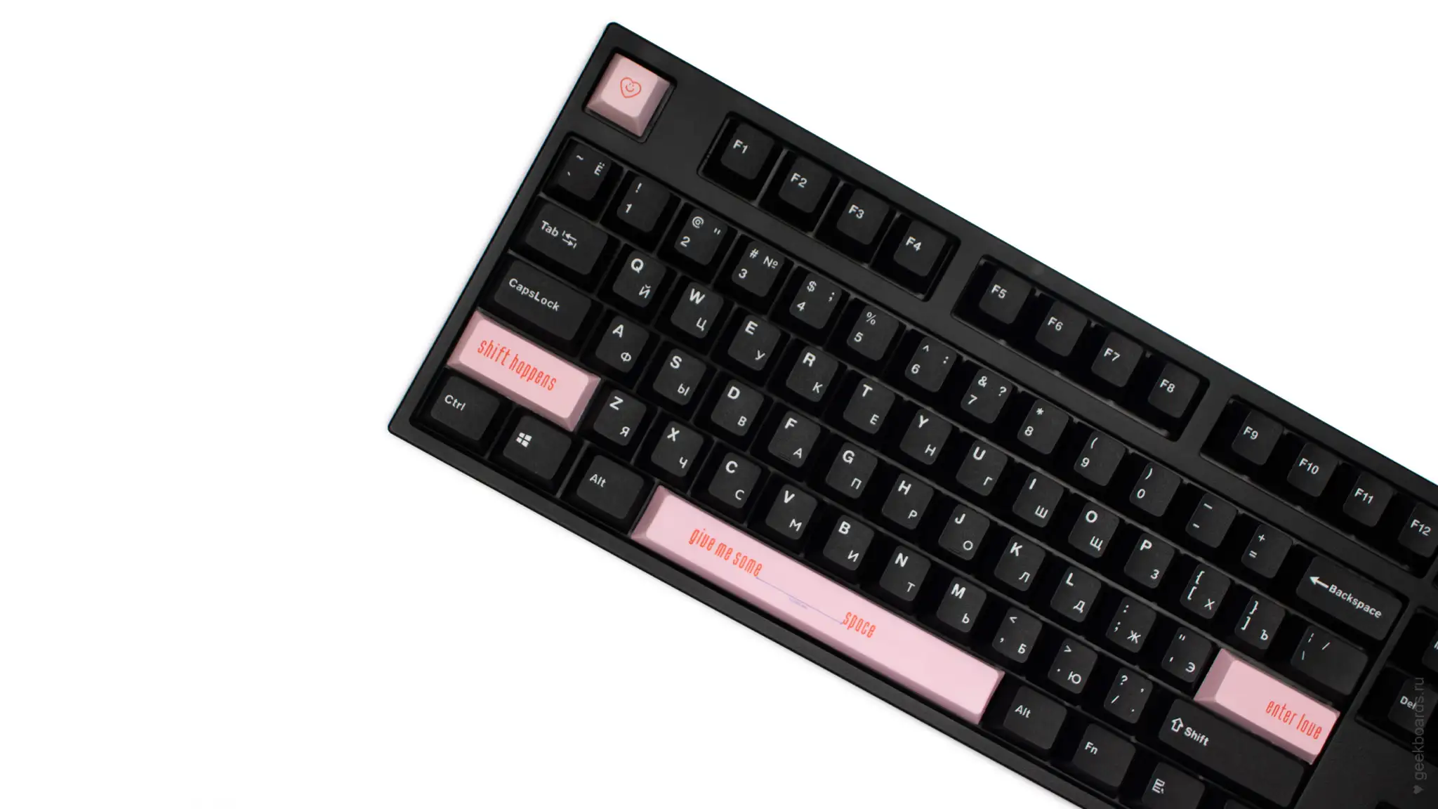 Набор из 4 клавиш Geekboards «Hassliebe» Набор из 4 клавиш Geekboards «Hassliebe»